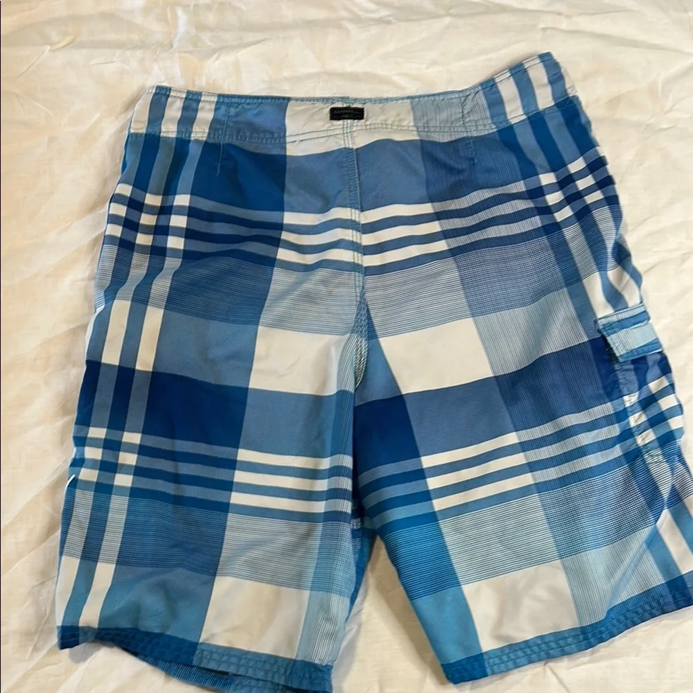 O'Neill Blue and White Board Shorts Swimwear